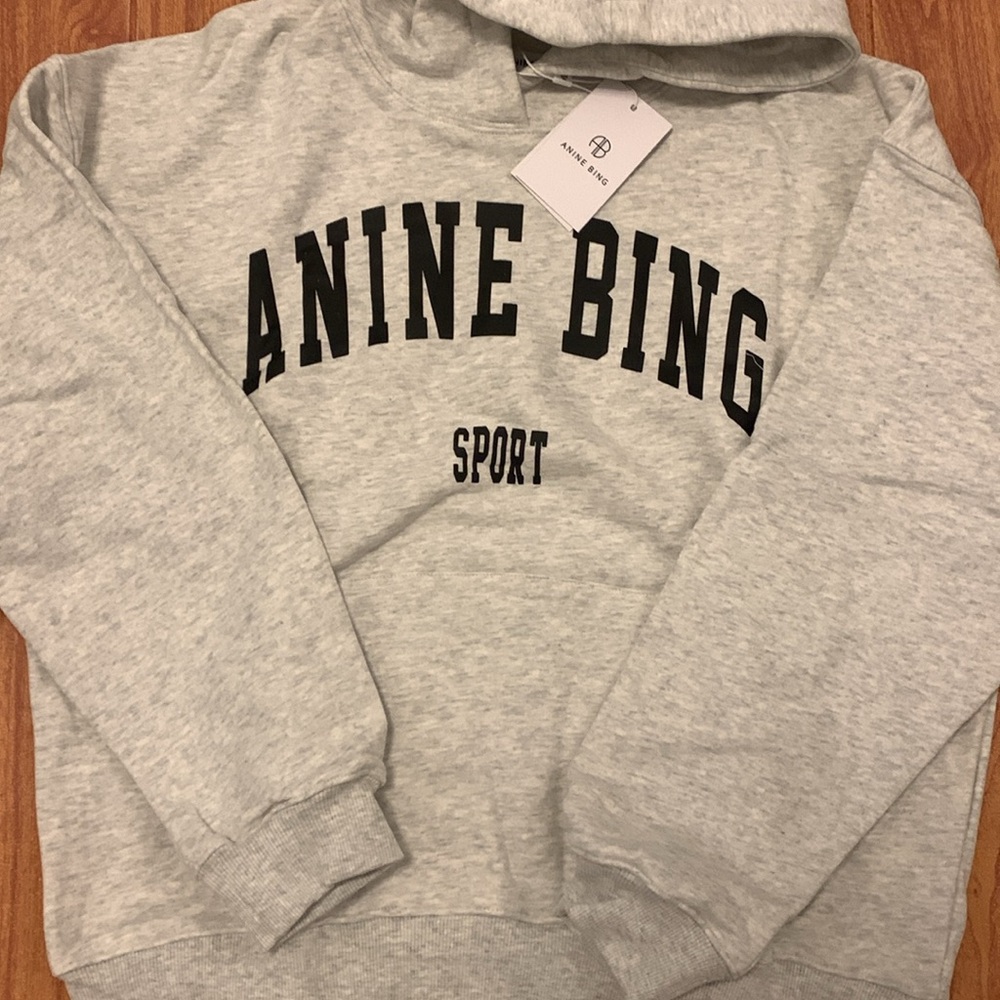 Anine Bing Sport Gray Sweatshirt - Picture 2 of 5